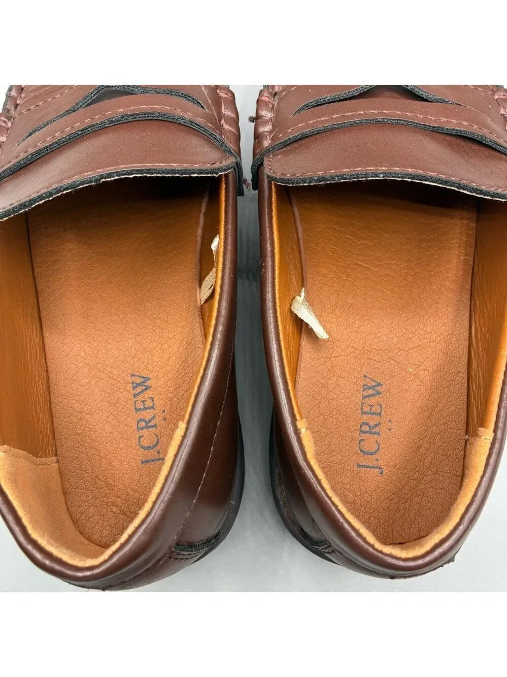 J.Crew Penny Loafer Youth GS 2 Brown Slip On Dress Shoes